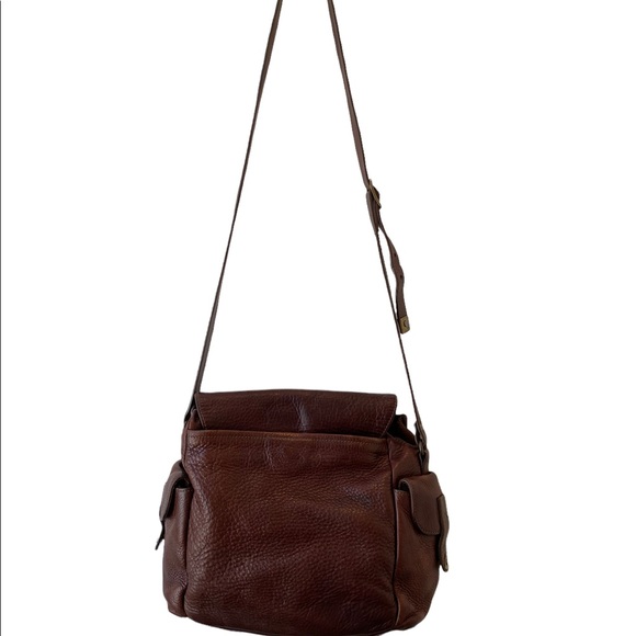FOSSIL Brown Leather Satchel Bag - Picture 5 of 13
